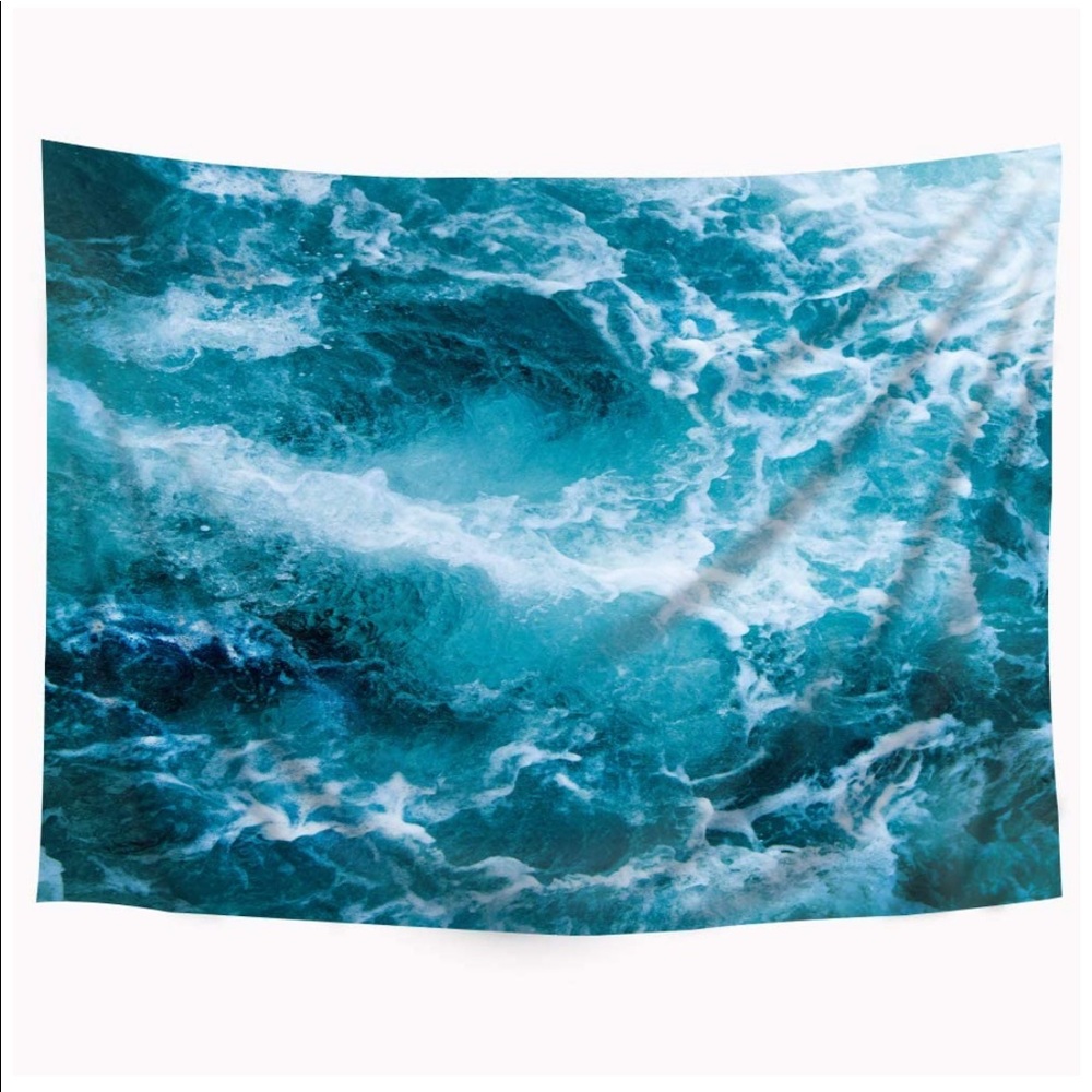 Beach ocean tapestry